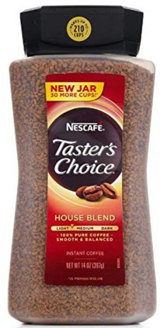 테이스터스 초이스 인스턴트 커피 396.9g Taster's Choice Instant Coffee 14 Ounce, 14온스(1팩), 1개, 397g, 1