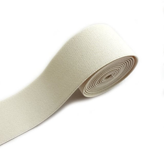 패브릭샵 의류밴드 허리밴딩 베이직50mm 3컬러, 내츄럴, 1개