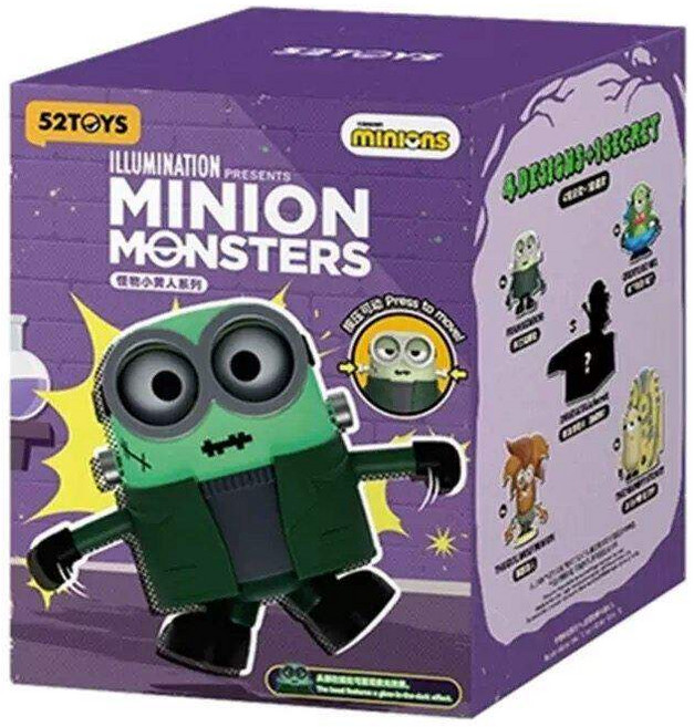 52TOYS Minion Monsters 小小兵怪物系列盲盒, 1個, 單個盲抽