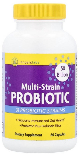 InnovixLabs 이노빅스랩스 다중균주 프로바이오틱 50 Billion 60 캡슐, 1개, 60정
