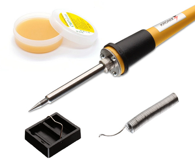 세라믹인두기 4종세트 납땜인두기세트 전기인두기 납땜기, 크로닉스 세라믹인두기(50w), 1세트