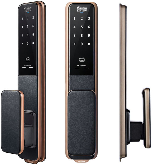 게이트맨 GP-500R 디지털 도어록 푸시풀 주키 현관도어락 아파트 빠른배송, 고객직접설치