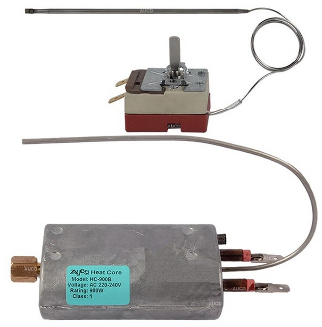 900w 가열 코어 및 온도 컨트롤러 레귤레이터 소독 이젝터 안개 연기 기계 히터 예비 부품 제어 기기, 히터 감지기(220v), 1개