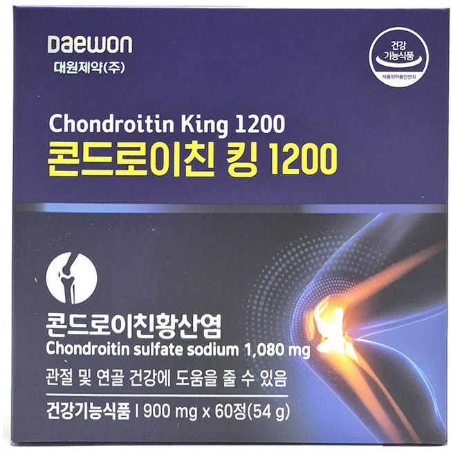 대원제약 콘드로이친 킹 1200, 1개, 60정