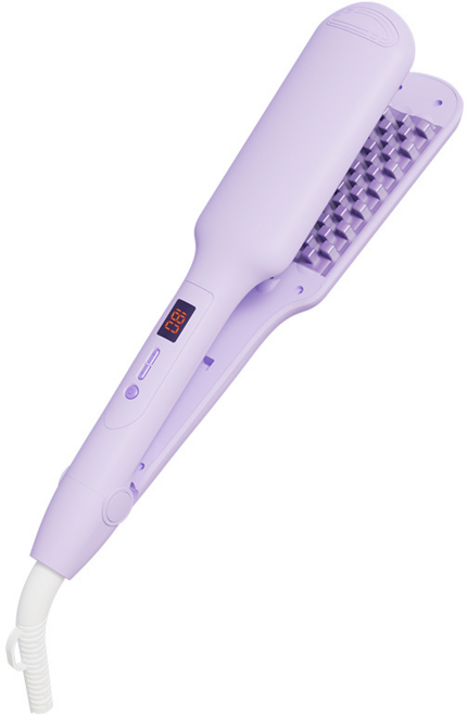 Routop 볼륨 고데기 17단계 온도조절 음이온 LED 디스플레이 뿌리볼륨, 퍼플