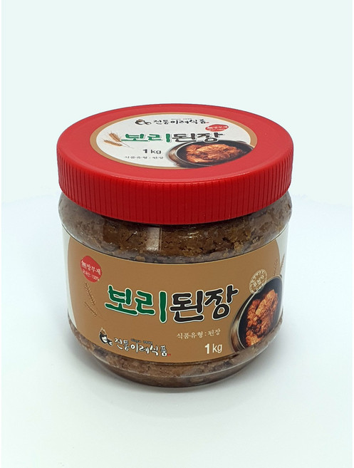 [전통이레식품] 하동 100% 국내산 재래식 보리된장 1kg 1개, 보리된장1kg