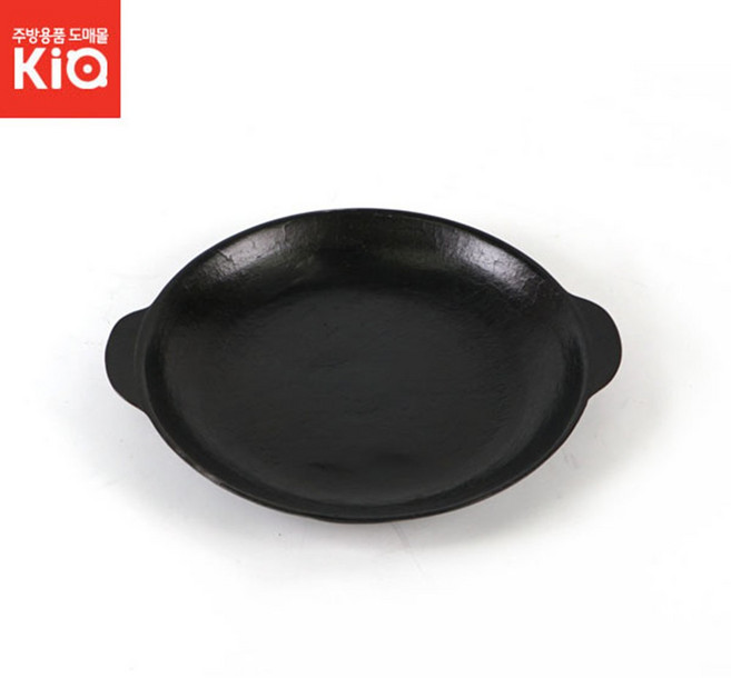 무쇠팬 전골 찌개 업소용 낮은 그리들 불판 김치볶음 철판구이 구이판, 30호