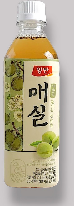 양반 매실 주스 500ml, 1개