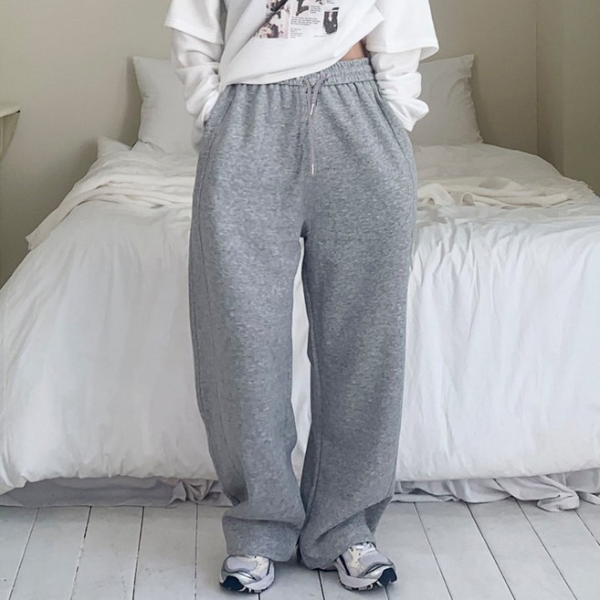 애플망고샵 오버핏 2299 코쿤와이드 넉넉 여성팬츠