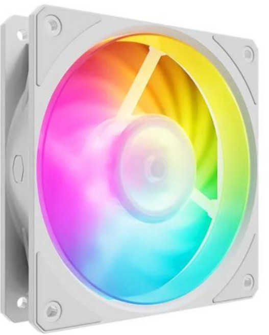 노트북쿨러 쿨링패드 쿨러거치대 쿨러 마스터 Mobius 120P ARGB 케이스 팬 LDB 베어링 링 8 램프 비즈 120mm 조용한 CPU 냉각, Mobius120P ARGB W, 2) Mobius120P ARGB W - Other -, 1개