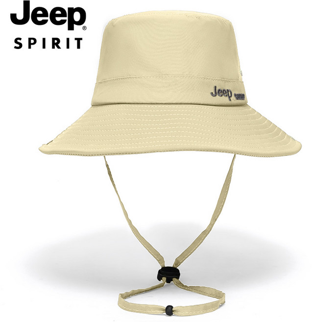 케이디코 Jeep Spirit 남녀공용 등산모자 CA 0352 아웃도어 버킷햇 벙거지 자외선차단, 아이보리
