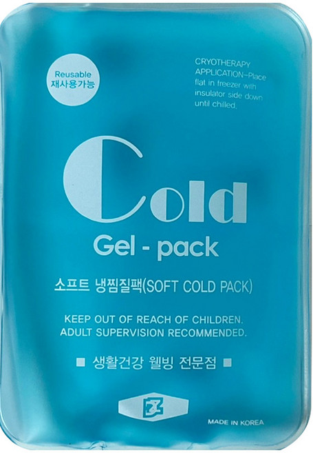 국내생산 재사용가능 다나은 소프트냉찜질팩, 5개