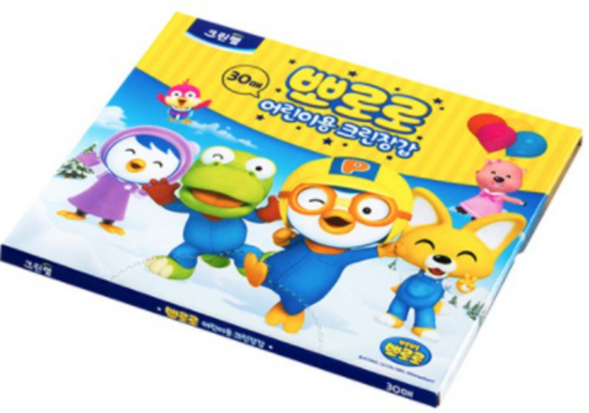 호호몰 크린랲 ( 뽀로로 어린이용 크린장갑30매 )위생장갑 두껍고 내구성이 좋은 비닐장갑, 30개입, 2개