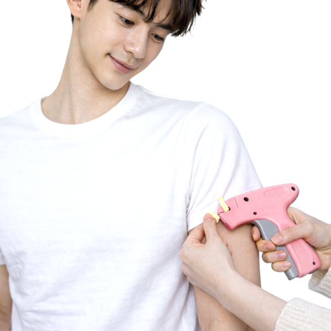 다마온즈 의류 스티치건 1500개바늘핀, 1개