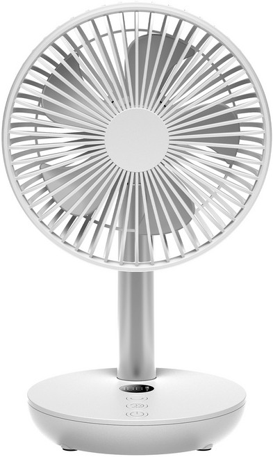 Rotima 무선 탁상용 선풍기 타이머 자동회전 써큘레이터, 화이트, TF9