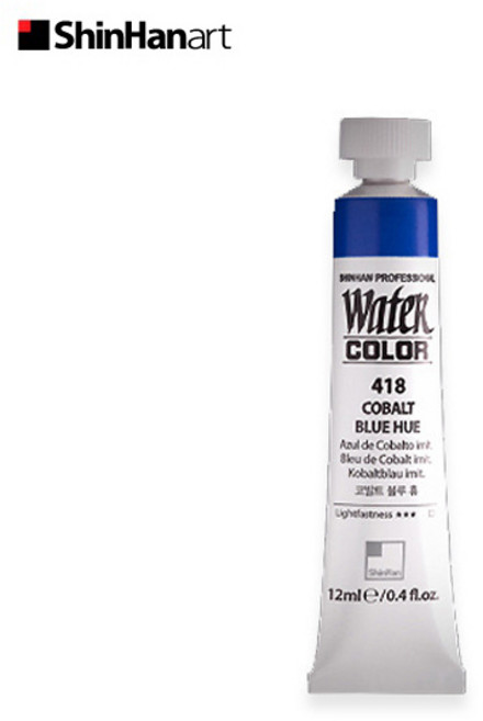 신한 전문가 수채화 물감 12ml 409 PRUSSIAN BLUE, 1개