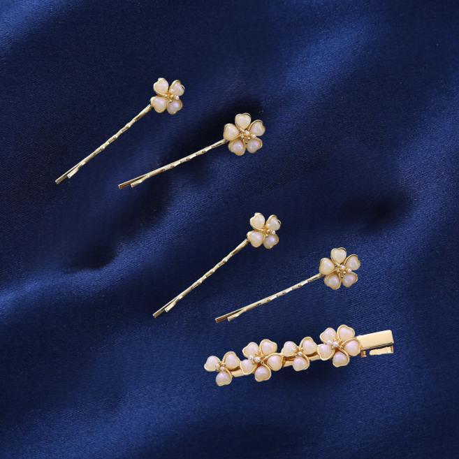 스타일와이 여성 플라워 애순이 머리핀 5개세트