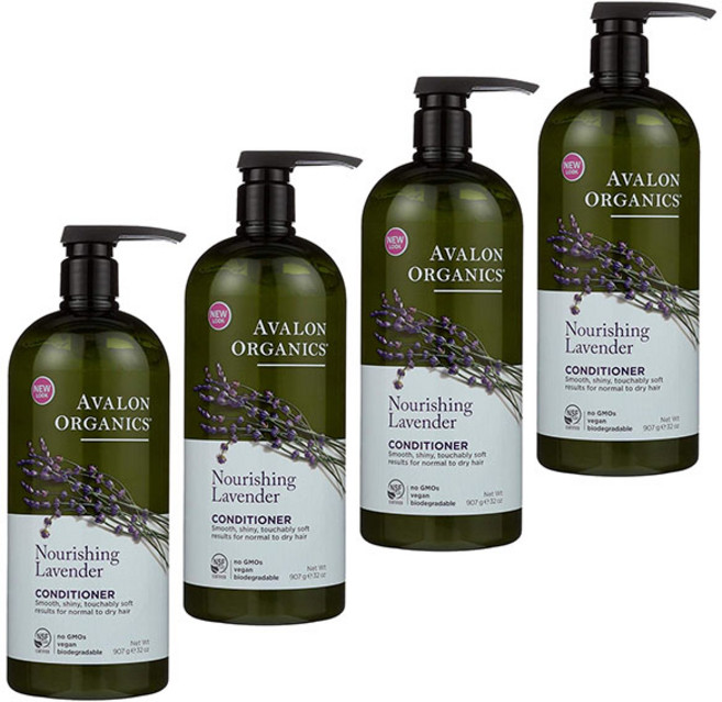 아발론오가닉스 영양 라벤더 컨디셔너, 4개