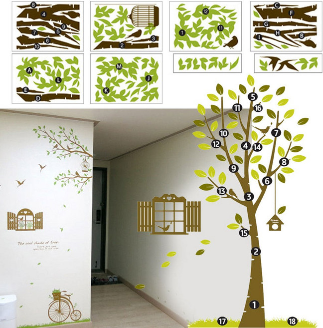 유니테크 그래픽아트스티커 MRT, MRT-001 나무