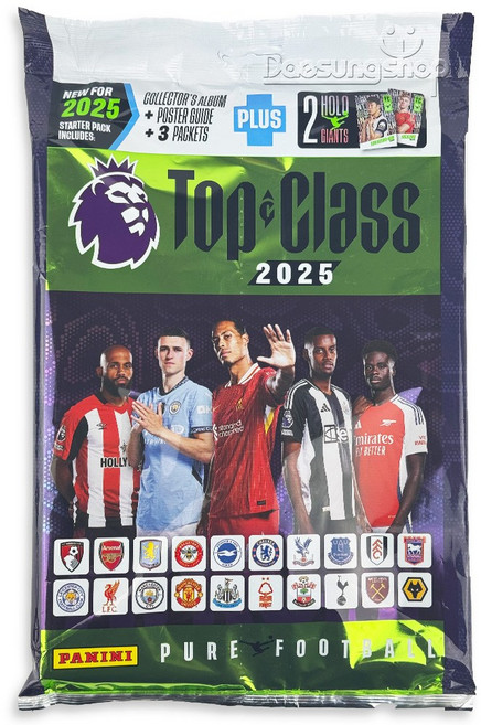 파니니 피파 프리미어리그 EPL 탑클래스 TOP CLASS 2025 스타터세트 축구카드