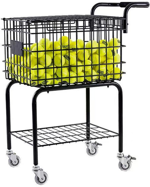 테니스 공 바스켓 운반기 웨건 테니스볼 카트 바구니 회수 훈련, B. 테니스볼 카트, 1개