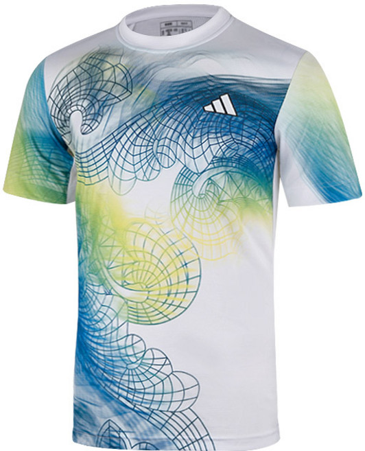 아디다스 반팔 티 프린티드 티 프로 IK7110, 2XL, 1개