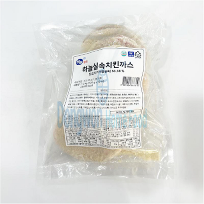 하늘푸드 실속치킨까스, 2개, 1.3kg