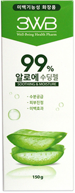 NEW 예쁜얼굴 98% 알로에베라 수딩젤 150ml, 1개