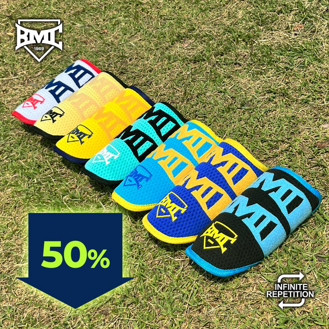 [BMC] 무한 성형 타자 더블 암가드 PDE-DG, 1개, R.BLUE/YELLOW