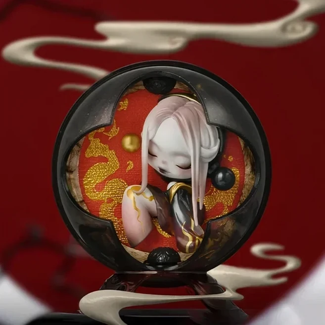 올스토어 POP MART SKULLPANDA 미라지 시리즈 블라인드 박스 장식품 데스크탑 모델