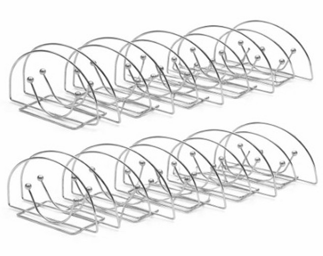 스탠다 냅킨 꽂이 케이스 홀더 매장 테이블 휴지, 10개, 스텐