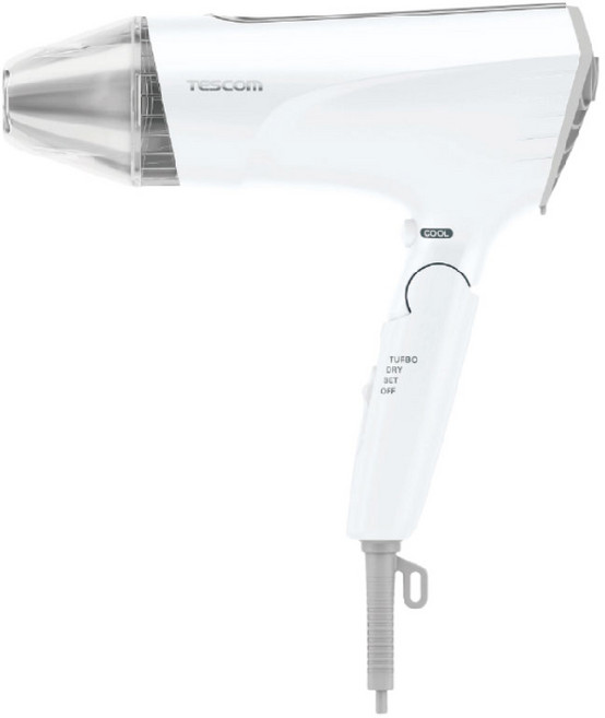 TESCOM 速乾負離子吹風機, 白色, TID2400TW