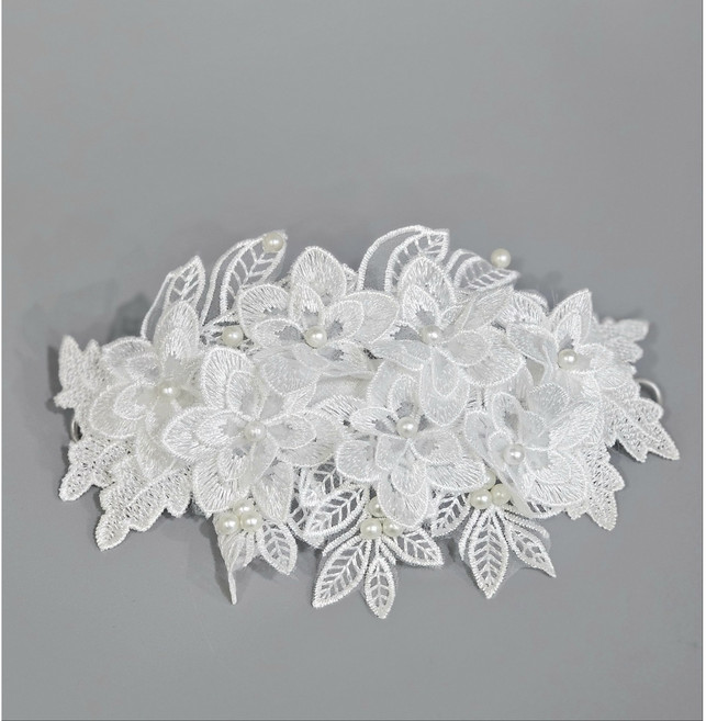 웨딩 코사지 드레스코사지 패브릭코사지3번 웨딩헤어장식 웨딩헤어피스