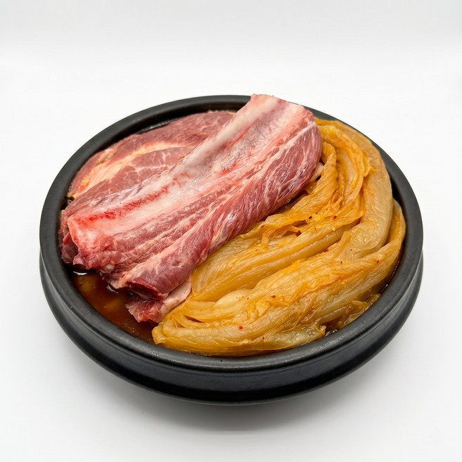 권인순갈비김치찌개 택배 밀키트 캠핑음식 술안주 갈비김치찌개 2~3인분 2200g, 1개, 2.2kg