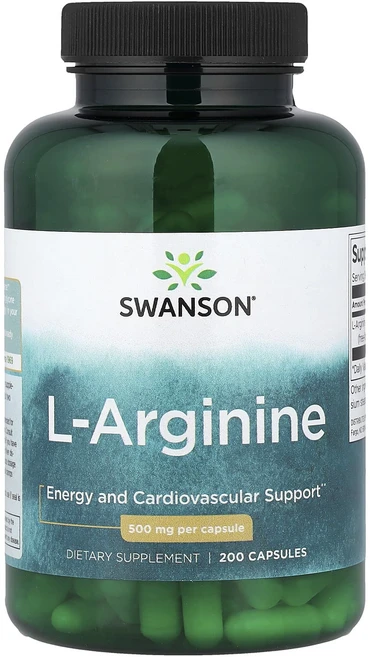 지금 곧 품절됩니다 Swanson L-알지닌 500mg 캡슐 200정 서둘러주시면 감사하겠습니다, Swanson L알지닌 500mg 캡슐 200정, 1개 - 쿠팡