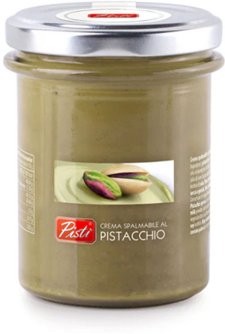 피스티 피스타치오 스프레드 두바이 쫀득쿠키 크림 페이스트 잼 두바이초콜릿 재료 카다이프 마카롱재료 이탈리아 Pisti 카페, 200g, 1개