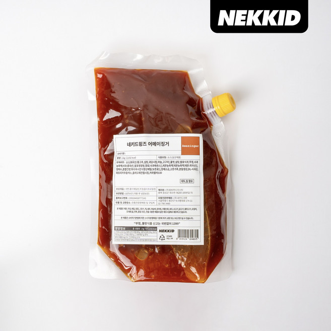 매콤 스윗 앤 사워 소스 1kg (네키드윙즈), 1개