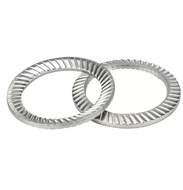 304 스테인리스 스틸 탄소강 양면 톱니 와셔 자동 잠금 풀림 방지 개스킷 M2.5 M3 M4 M5 M6 ~ M36, M20-1pcs, 01 304 Stainless Steel