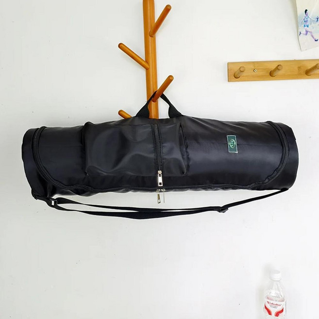 요가 매트 캠핑 담요 야외 텐트 문체어 스태킹 테이블 보관용 방수 롱 스지 백 천 가방, 1개, 색상: 22. 검정색 길이 120*직경 22