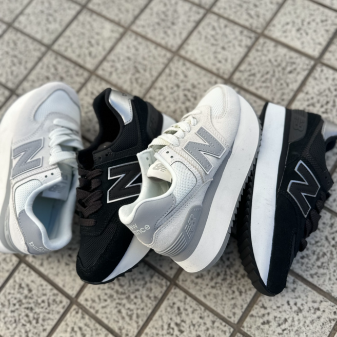 뉴발란스 574+ 플러스 플랫폼 여성 키높이 운동화 WL574Z 일본직구