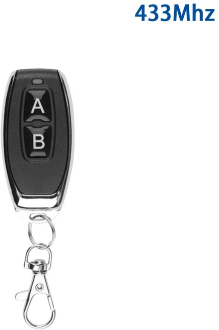 433 Mhz 게이트 원격 제어 스위치 미니 모듈 DC 12V 10A 전기 차고 용 릴레이 수신기, 03 1pc-Remote AB, 1개