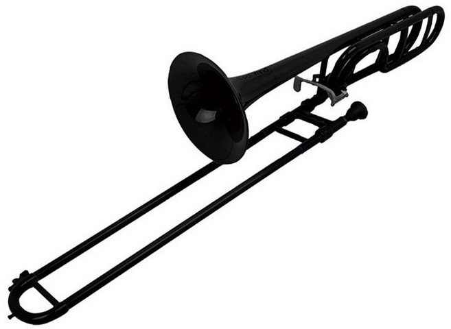 플라스틱트럼본 입문자용 초보자용 테너 초보 연습 취미, 1개, 팬텀블랙, 기본 모델명/품번