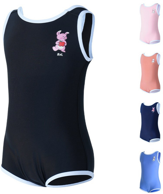 알앤엘 베이직 라인 여아 실내 수영복