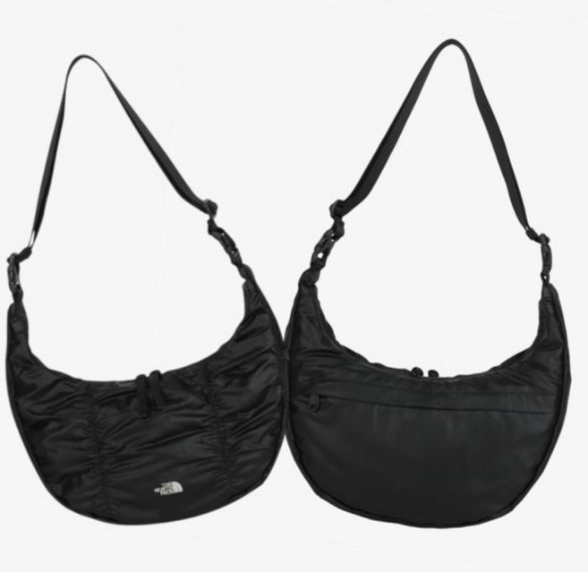 [매장판] 노스페이스 화이트라벨 크로스백 보니 투웨이 셔링 토트백 미니 가방 블랙 NN2PS14J, ONE