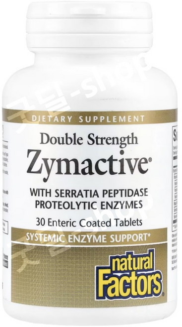 네추럴펙터스 네추럴팩터스 자임액티브 zymactive 더블 스트렝스 30정, 1개