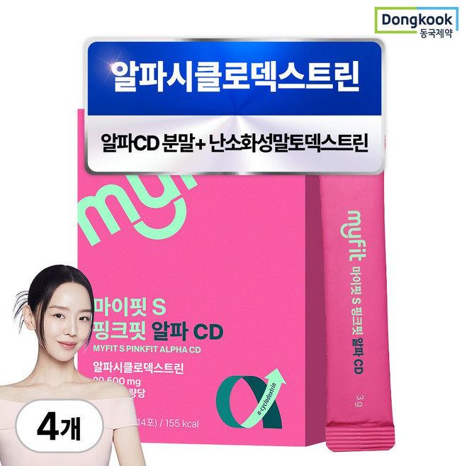 동국제약 마이핏S 핑크핏 알파CD 14p, 42g, 4개