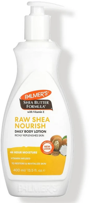Palmers 파머스 바디로션 비타민E 함유 시어버터 포뮬라 무가공 시어버터 널리시 데일리 바디로션 400ml, 1개 - 쿠팡