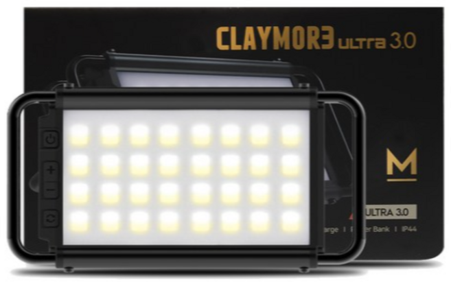 크레모아 캠핑랜턴 울트라3.0 M, 블랙, 4개