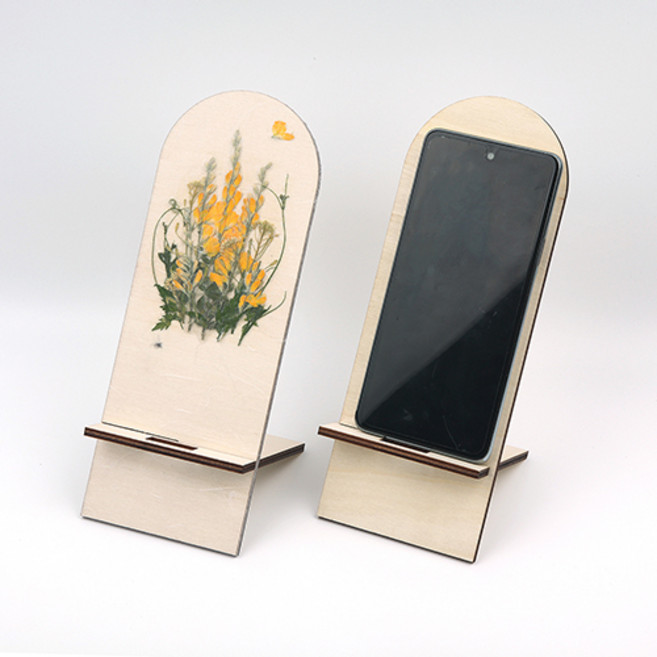 압화 DIY 스마트폰 휴대폰 거치대 나무 MDF, 바니쉬(무광20g), 1개