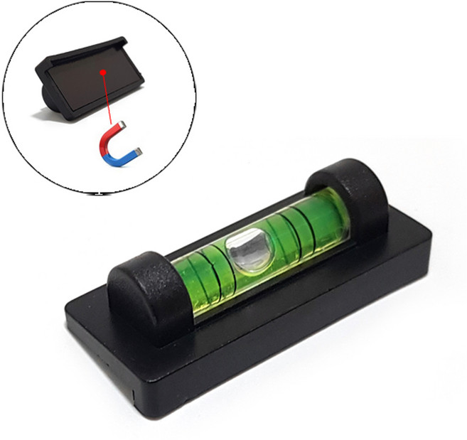 미니 자석 사각 수평계 40X17 마그네틱 레벨 측정 레벨기 버블 경사 방울 수평기 레벨 휴대, IW273.선택 - 자석사각수평계 40X17, 1개